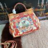 Dolce & Gabban Leather Print. Can be carried by strap or as a bag. Every time it is presented, there are always endless surprises of luxury.-25cm