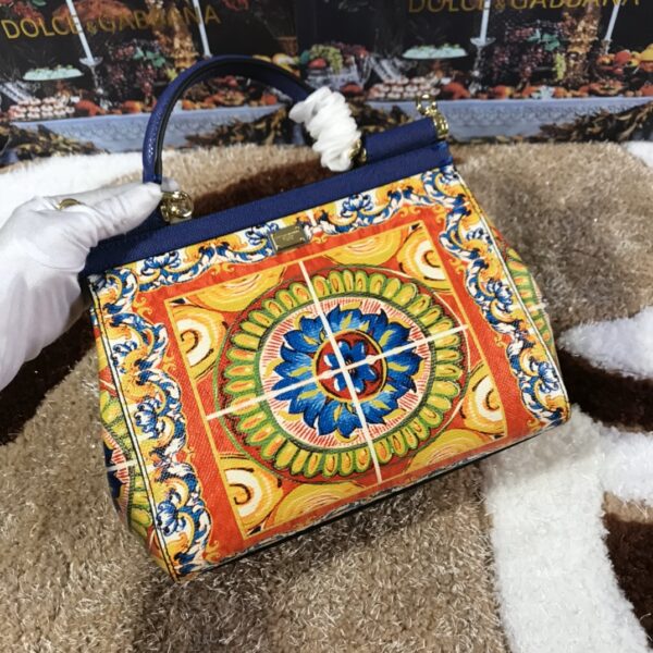 Dolce & Gabban Leather Print. Can be carried by strap or as a bag. Every time it is presented, there are always endless surprises of luxury.-25cm