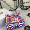 Dolce & Gabban Leather Print. Can be carried by strap or as a bag. Every time it is presented, there are always endless surprises of luxury.-25cm