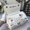 Dolce & Gabban Leather Print. Can be carried by strap or as a bag. Every time it is presented, there are always endless surprises of luxury.-25cm