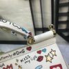 Dolce & Gabban Leather Print. Can be carried by strap or as a bag. Every time it is presented, there are always endless surprises of luxury.-25cm