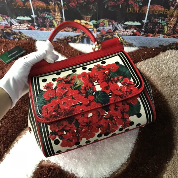 Dolce & Gabban Leather Print. Can be carried by strap or as a bag. Every time it is presented, there are always endless surprises of luxury.-25cm