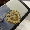 Dolce & Gabbana Chain Shoulder Bag in Denim Fabric-blue-21cm with original logo box