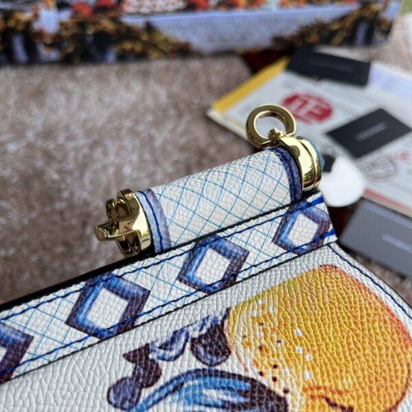 Dolce & Gabban Leather Print. Can be carried by strap or as a bag. Every time it is presented, there are always endless surprises of luxury.-25cm