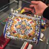 Dolce & Gabban Leather Print. Can be carried by strap or as a bag. Every time it is presented, there are always endless surprises of luxury.-25cm