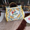 Dolce & Gabban Leather Print. Can be carried by strap or as a bag. Every time it is presented, there are always endless surprises of luxury.-25cm