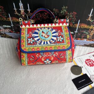 Dolce & Gabban Leather Print. Can be carried by strap or as a bag. Every time it is presented, there are always endless surprises of luxury.-25cm