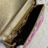 Dolce & Gabban Leather Print. Can be carried by strap or as a bag. Every time it is presented, there are always endless surprises of luxury.-25cm
