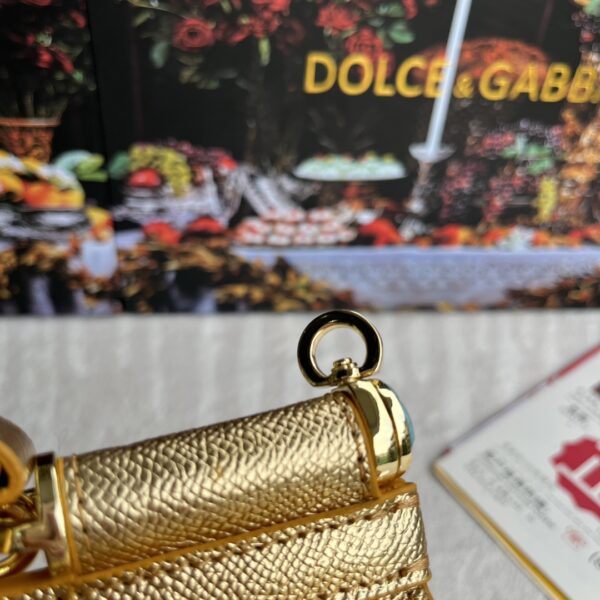 Dolce & Gabban Leather Print. Can be carried by strap or as a bag. Every time it is presented, there are always endless surprises of luxury.-25cm