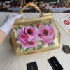 Dolce & Gabban Leather Print. Can be carried by strap or as a bag. Every time it is presented, there are always endless surprises of luxury.-25cm