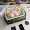 Dolce & Gabban Leather Print. Can be carried by strap or as a bag. Every time it is presented, there are always endless surprises of luxury.-25cm
