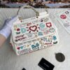Dolce & Gabban Leather Print. Can be carried by strap or as a bag. Every time it is presented, there are always endless surprises of luxury.-25cm