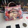 Dolce & Gabban Leather Print. Can be carried by strap or as a bag. Every time it is presented, there are always endless surprises of luxury.-25cm