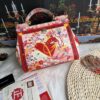Dolce & Gabban Leather Print. Can be carried by strap or as a bag. Every time it is presented, there are always endless surprises of luxury.-25cm