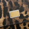 Dolce & Gabban Leather Leopard Print Women's Bag-18cm with original box free shipping