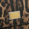 Dolce & Gabban Leather Leopard Print Women's Bag-25cm with original box free shipping