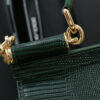 Dolce & Gabban Lizard Pattern Sicilian Women's Bag-Green-25cm with original box free shipping