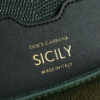 Dolce & Gabban Lizard Pattern Sicilian Women's Bag-Green-25cm with original box free shipping