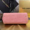 Dolce & Gabban Lizard Pattern Sicilian Women's Bag-Pink-25cm with original box free shipping