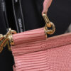 Dolce & Gabban Lizard Pattern Sicilian Women's Bag-Pink-25cm with original box free shipping