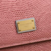 Dolce & Gabban Lizard Pattern Sicilian Women's Bag-Pink-25cm with original box free shipping