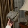 Dolce & Gabban Leather bag-Gray-14cm  free shipping