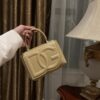 Dolce & Gabban Leather bag-Gray-14cm  free shipping