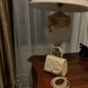 Dolce & Gabban Leather bag-Gray-14cm  free shipping