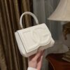 Dolce & Gabban Leather bag-White-14cm  free shipping