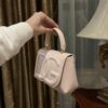Dolce & Gabban Leather bag-Pink-14cm  free shipping