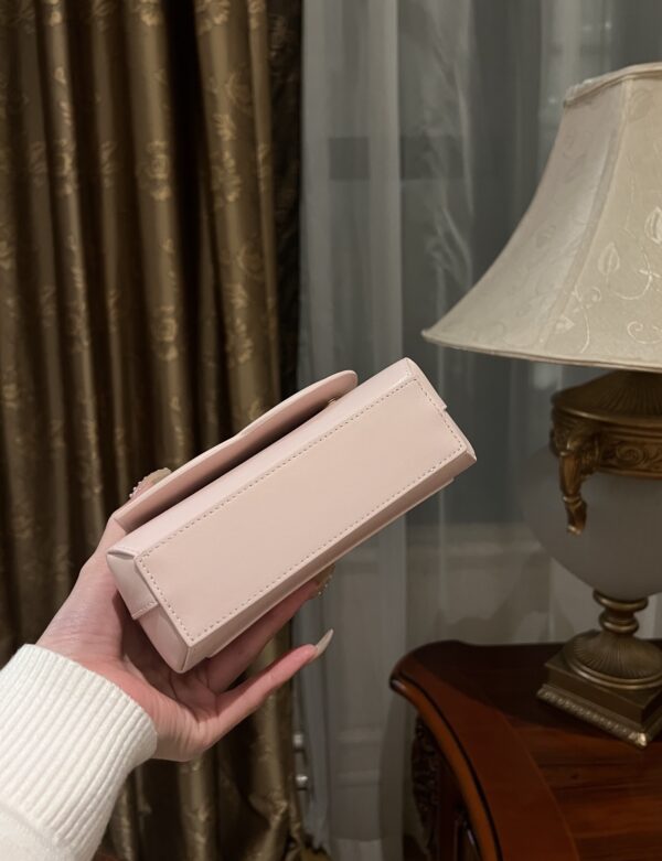 Dolce & Gabban Leather bag-Pink-14cm  free shipping