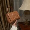 Dolce & Gabban Leather bag-Yellow-14cm  free shipping