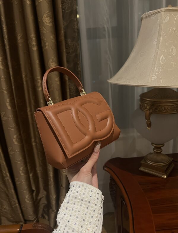 Dolce & Gabban Leather bag-Yellow-14cm  free shipping