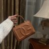 Dolce & Gabban Leather bag-Yellow-14cm  free shipping