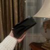 Dolce & Gabban Leather bag-Black-14cm  free shipping