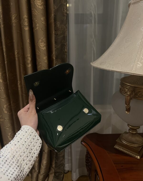 Dolce & Gabban Leather bag-Green-14cm  free shipping