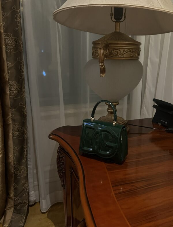 Dolce & Gabban Leather bag-Green-14cm  free shipping