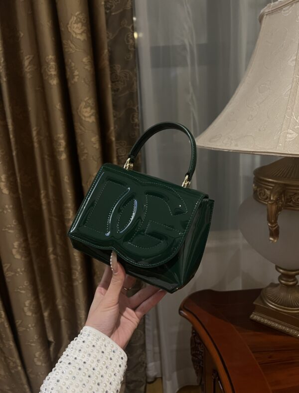 Dolce & Gabban Leather bag-Green-14cm  free shipping