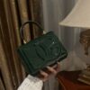 Dolce & Gabban Leather bag-Green-14cm  free shipping