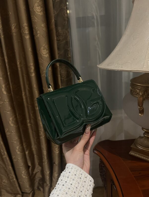Dolce & Gabban Leather bag-Green-14cm  free shipping
