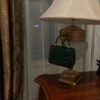 Dolce & Gabban Leather bag-Green-14cm  free shipping