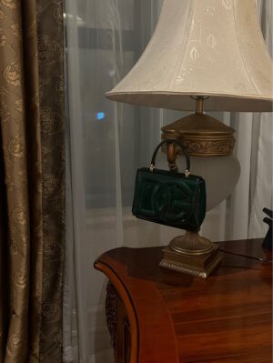 Dolce & Gabban Leather bag-Green-14cm  free shipping