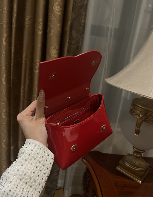 Dolce & Gabban Leather bag-Red-14cm  free shipping