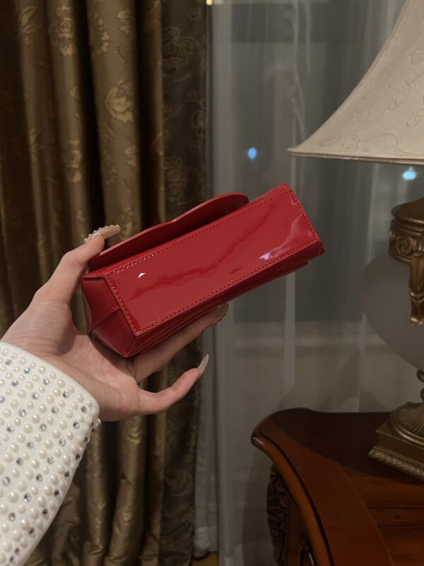 Dolce & Gabban Leather bag-Red-14cm  free shipping