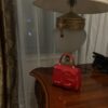 Dolce & Gabban Leather bag-Red-14cm  free shipping