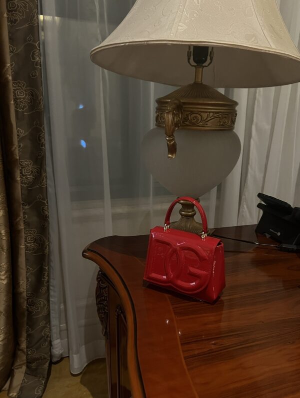 Dolce & Gabban Leather bag-Red-14cm  free shipping