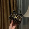 Dolce & Gabban Leopard Print Crystal  Sicily Bag-14cm with original box free shipping