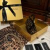 Dolce & Gabban Leopard Print Crystal  Sicily Bag-14cm with original box free shipping