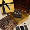 Dolce & Gabban Leopard Print Crystal  Sicily Bag-14cm with original box free shipping