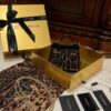 Dolce & Gabban Leopard Print Crystal  Sicily Bag-14cm with original box free shipping
